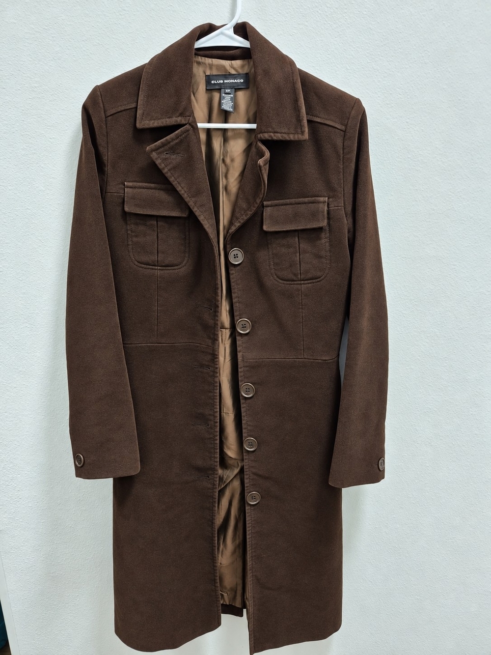 Club Monaco Brown Women's Trench Coat